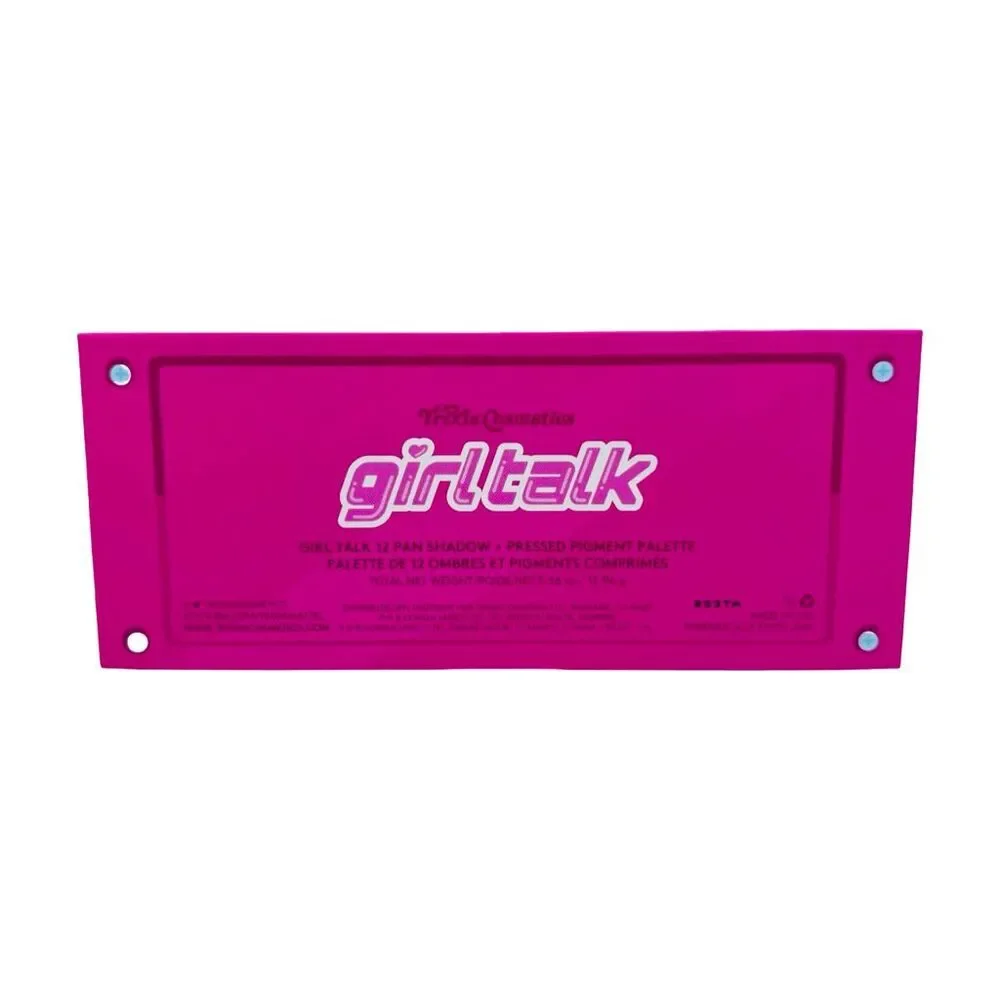 Trixie Cosmetics Girl Talk 12-Pan Shadow Pigment Palette - 0.56 oz / 15.96g